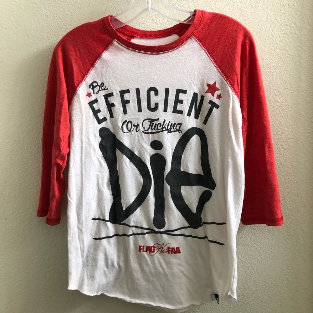 🛑 🛑 SOLD🛑🛑Flag nor fail 3/4 sleeve tee